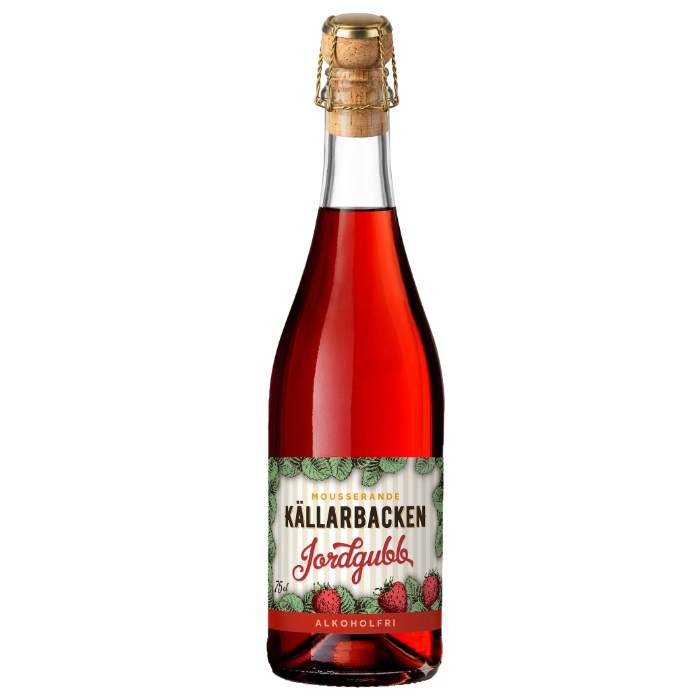 Jordgubbsdryck Alkoholfri 0%