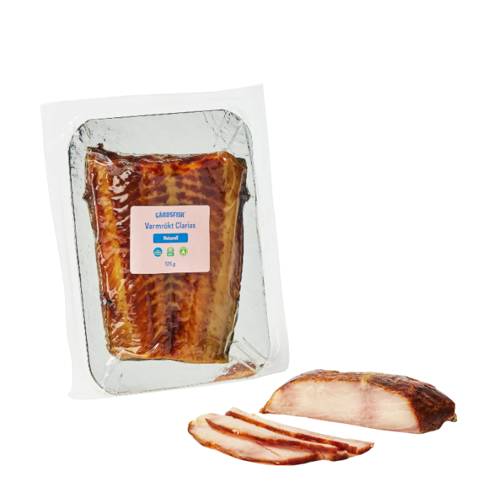 Rökt Clarias filé naturell