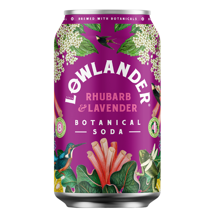 Botanical Soda Rhubarb & Lavendel