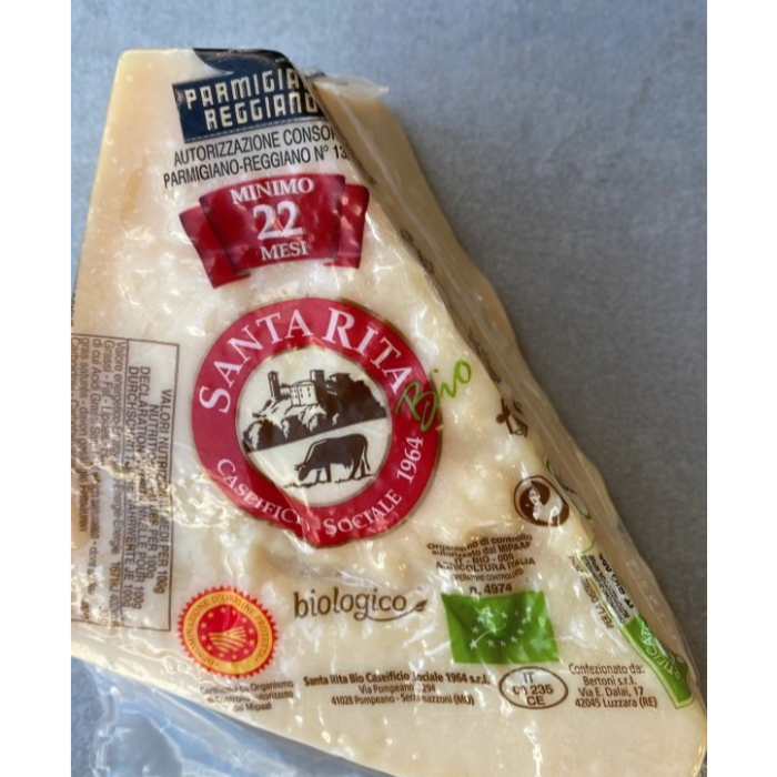 Parmigiano Reggiano BIO 22/24 MÅN ( Santa Rita - 300 g st.)