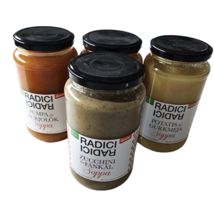 Soppa, Zucchini & fänkål,  RADICI, 0,5L 6st/krt