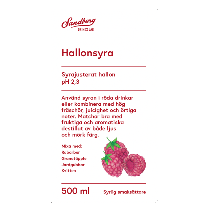 Hallonsyra