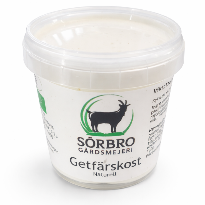 Getfärskost naturell 150 gr, EKO