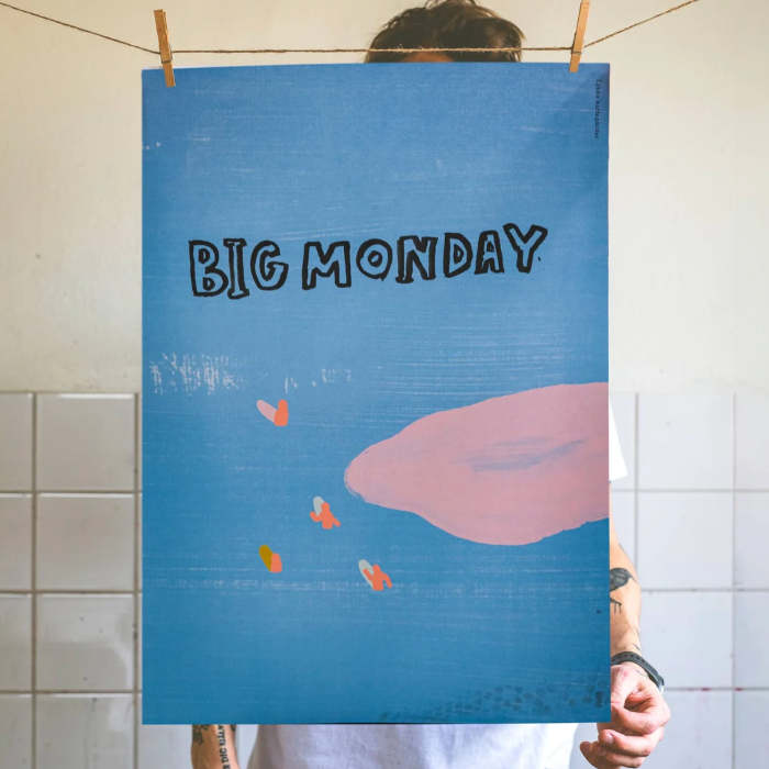 Affisch Big Monday 50x70
