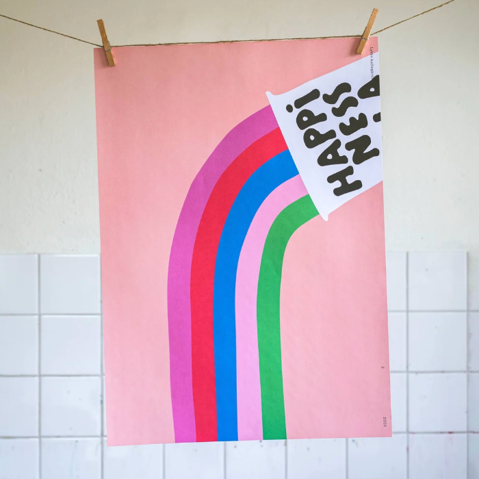 Affisch HAPPINESS 50x70