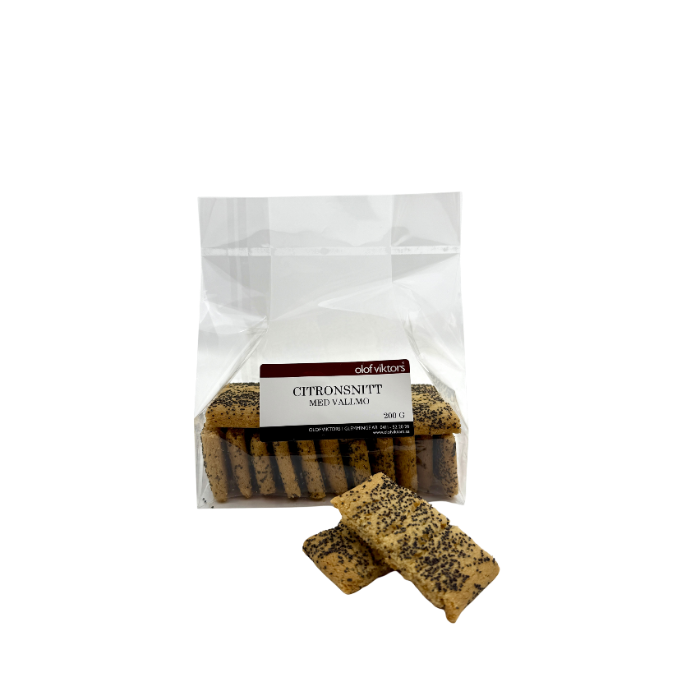 Citronsnitt med vallmo