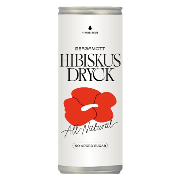 Hibiskus dryck kolsyrat - Bergamott