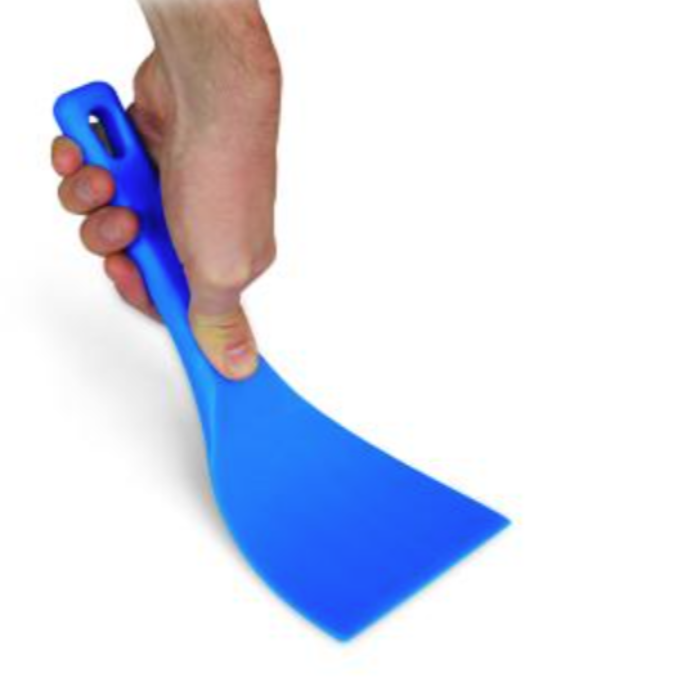 Spatola flessibile antiurto azzurra ( AC-TPF11, Gi.metal)