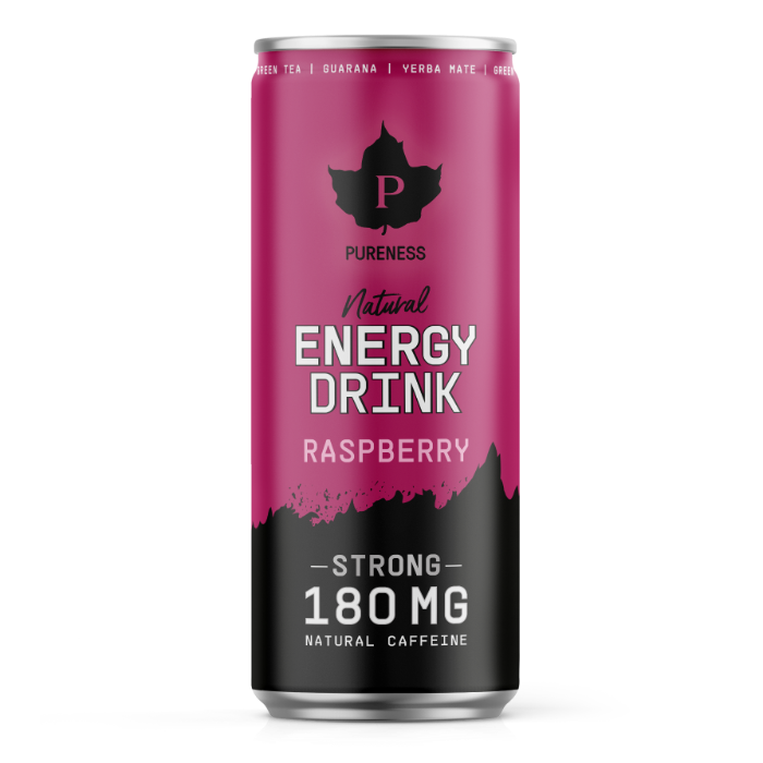 Natural Energy Drink Strong, Raspberry