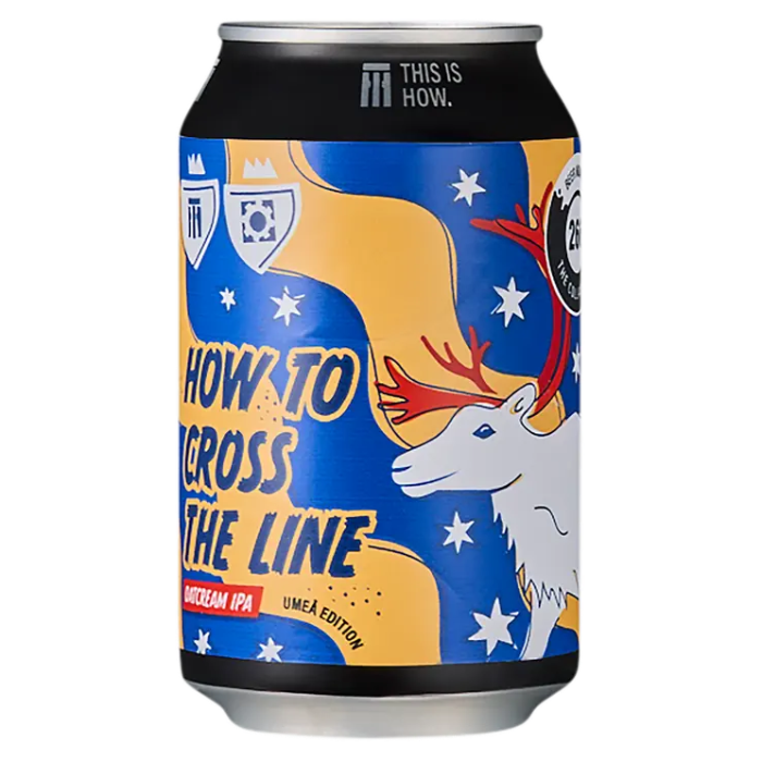 How To Cross The Line Oatcream IPA 330 ml 7% brk