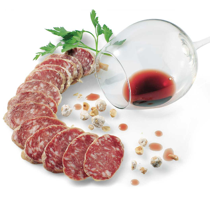 Salame al BAROLO ( Chiapella 0,5 kg)