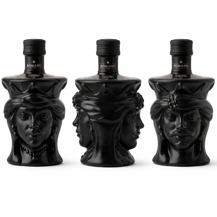 Extra Jungfru Olivolja, Testa di Moro, Le Sciare, Svart matt (Romano 500 ml)