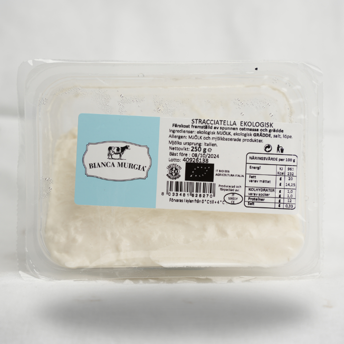 Stracciatella komjölk Eko (Maldera - 250gr), 2,5 kg/krt