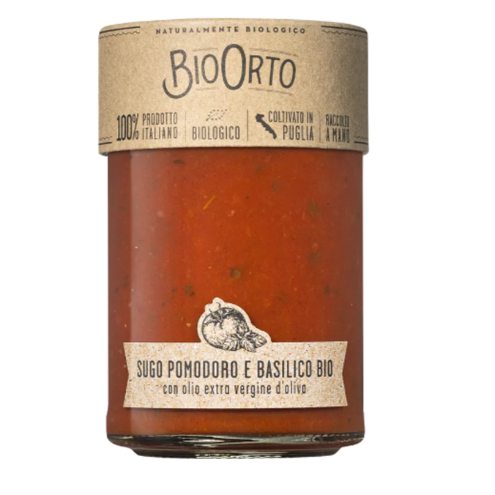 Tomatsås med basilika, EKO (Bio Orto - 350g) x 6st/krt