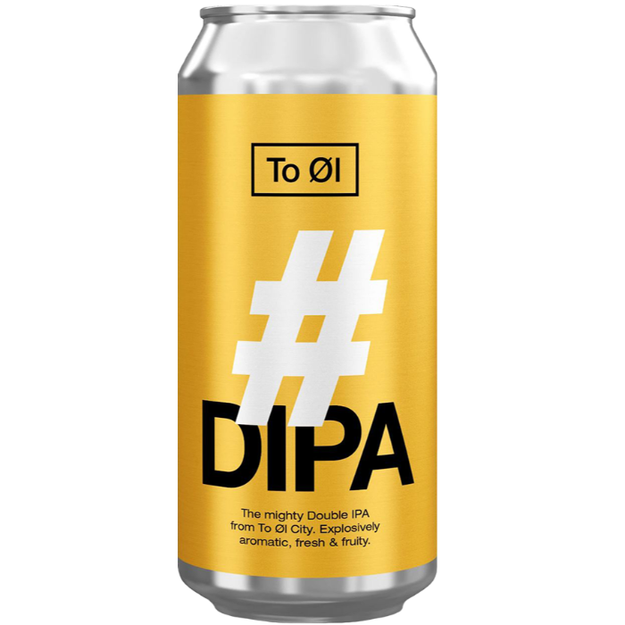 To Øl - #DIPA 8,7% 44 cl burk