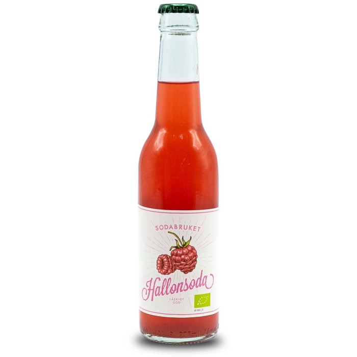 Hallonsoda 27,5cl x 24st