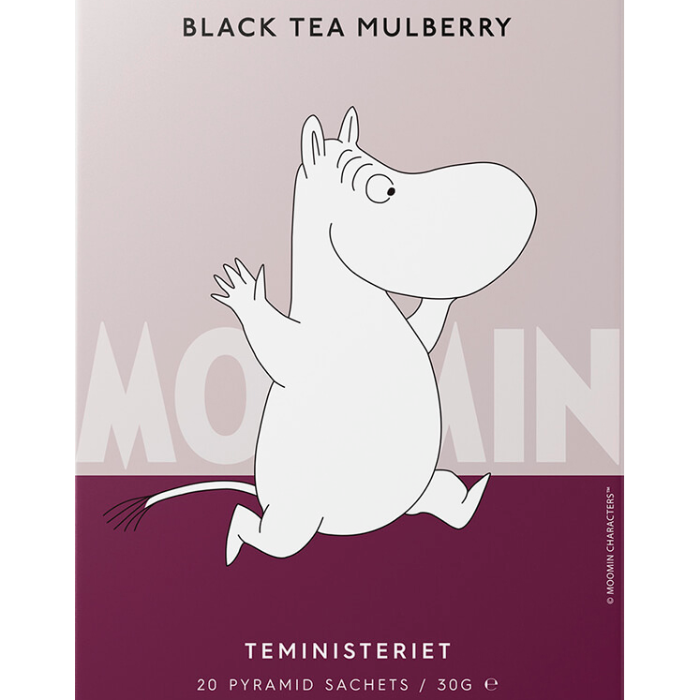 MOOMIN BLACK TEA MULBERRY PYRAMID