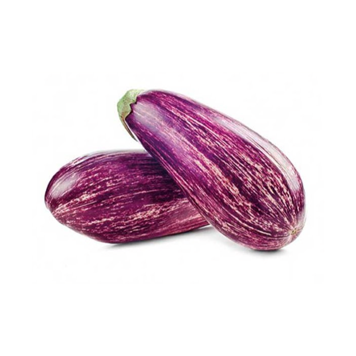Aubergine/Melanzane  spräcklig/striate ca 4kg/krt -  Marrap