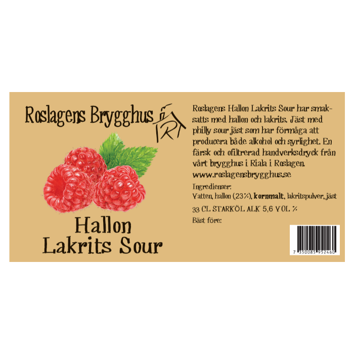 Hallon Lakrits Sour (24 st per låda)