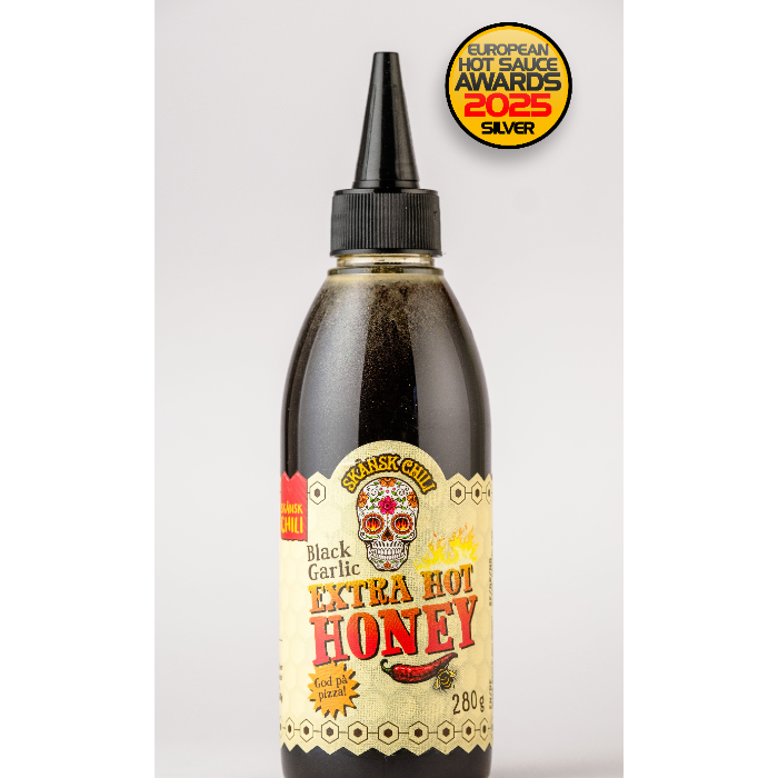 Black Garlic Extra Hot Honey