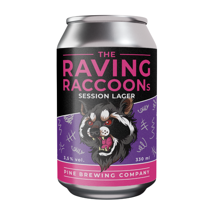 The Raving Raccon's session lager