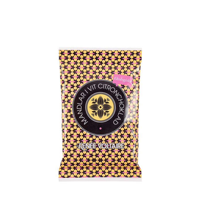 Renée Voltaire Mandlar i Vit Citronchoklad 45g (10) EKO