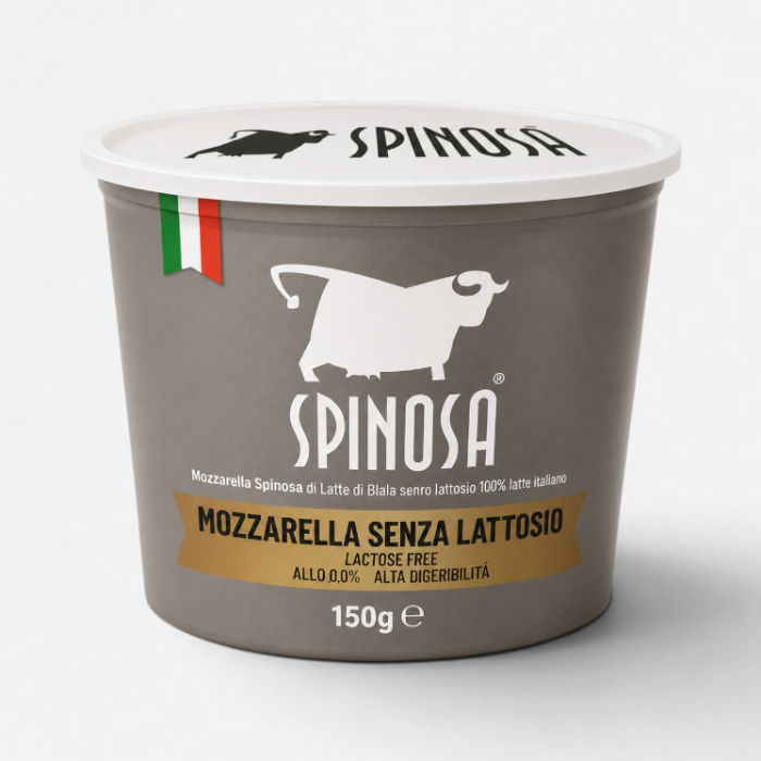 Buffel Mozzarella Laktosfri 150g ( Spinosa - 1,2 Kg/krt)