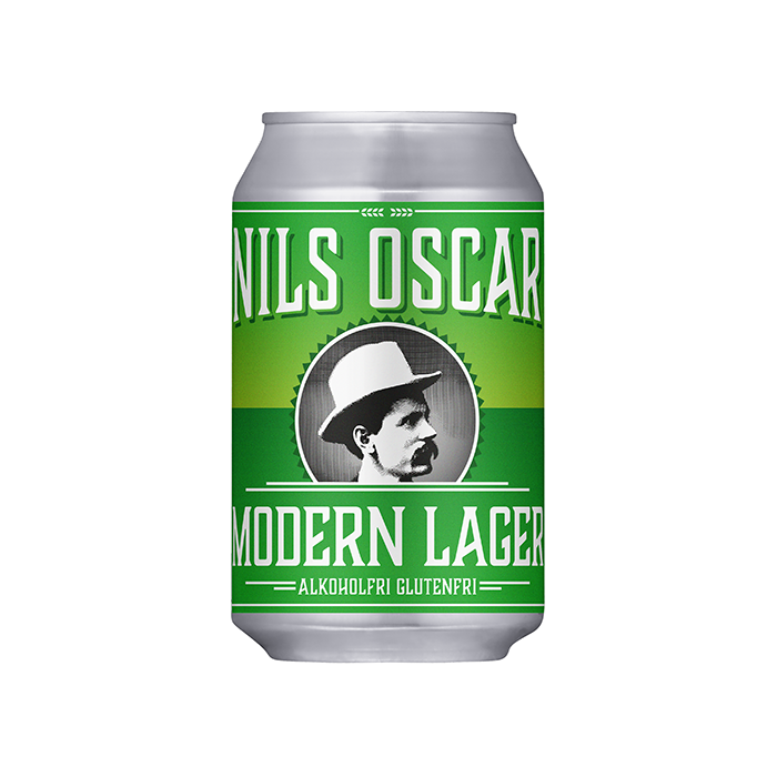 Nils Oscar - Alkoholfri Modern Lager (Burk 330 ml)
