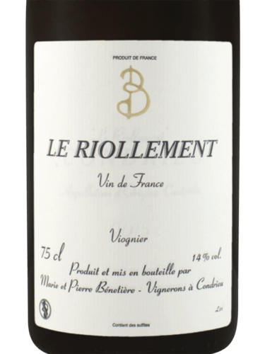 2014 Benetiere Condrieu Le Riollement