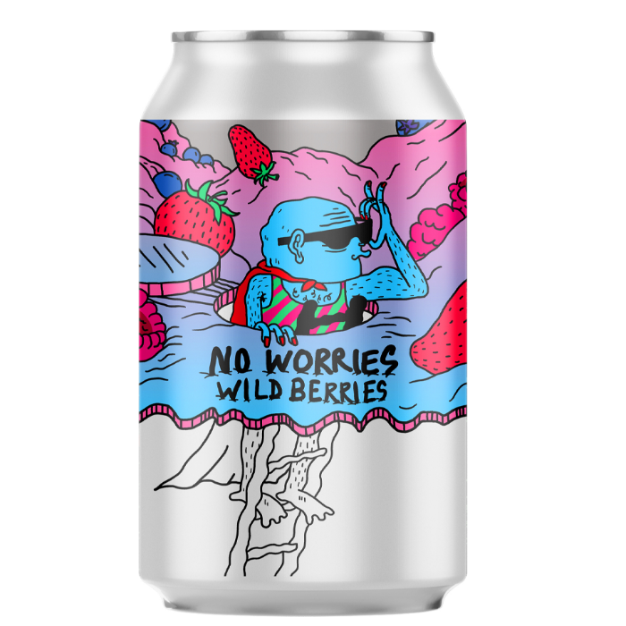 No Worries Wild Berries 0.5%