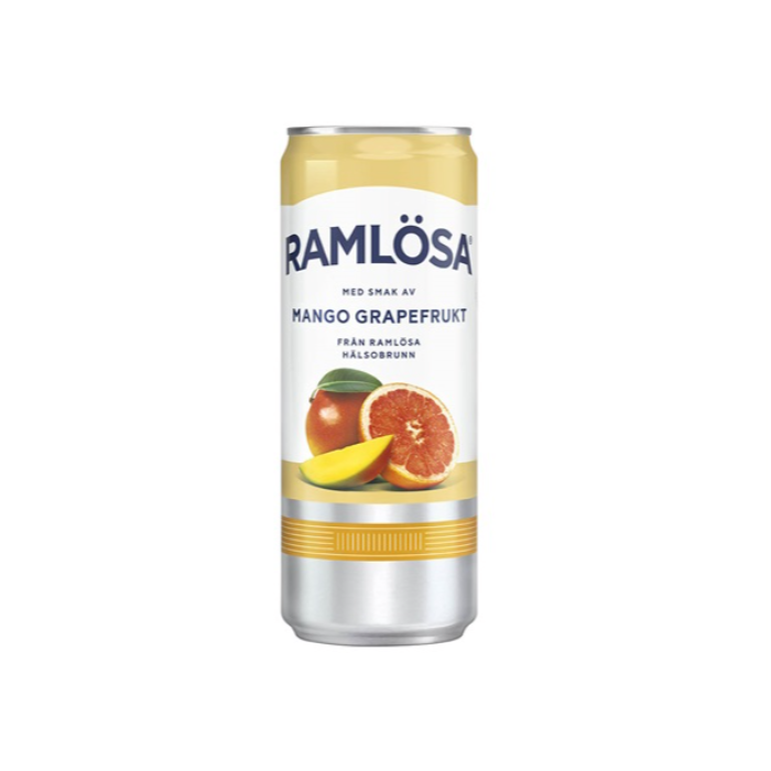 Ramlösa Brunn - Mango Grapefrukt (Burk 330 ml)