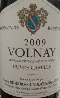 2009 Regis Rossignol Volnay