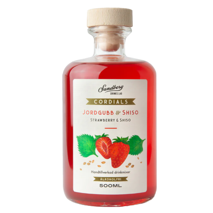Cordial Jordgubb Shiso 50 cl