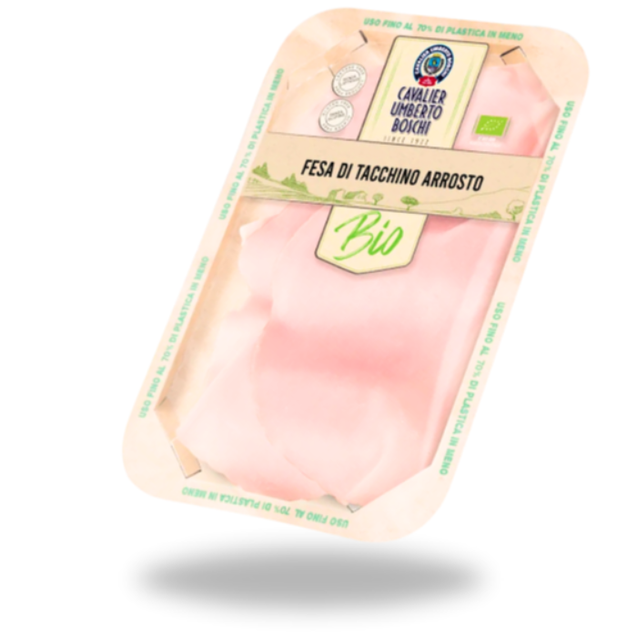 Kalkon/Fesa di Tacchino skivad EKO ( Umberto Boschi - 80 g x6st/krt)