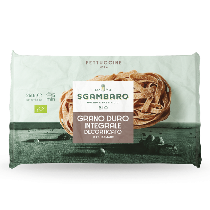 Fettuccine grano duro integrale EKO ( Sgambaro - 0,25 kg x 32 st/krt)