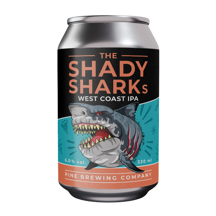 The Shady Sharks West Coast IPA (Burk 330 ml)