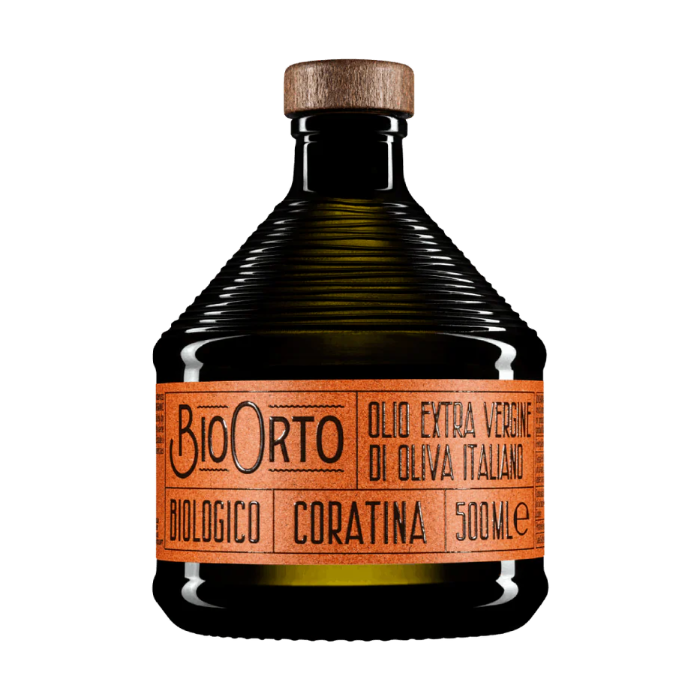 Extra jungfru Olivolja EKO Coratina (röd) (Bio Orto - 500 ml)