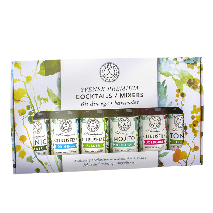 Åhus Tonic Presentbox Cocktails/Mixers 6 flaskor