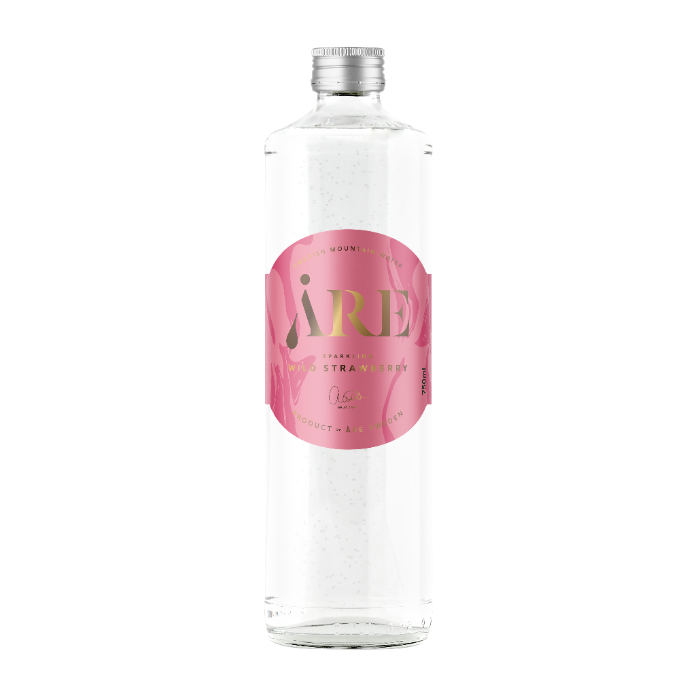 Åre Water - Wild Strawberry 750ml Glasflaska Kolsyrat (Flaska 750 ml)