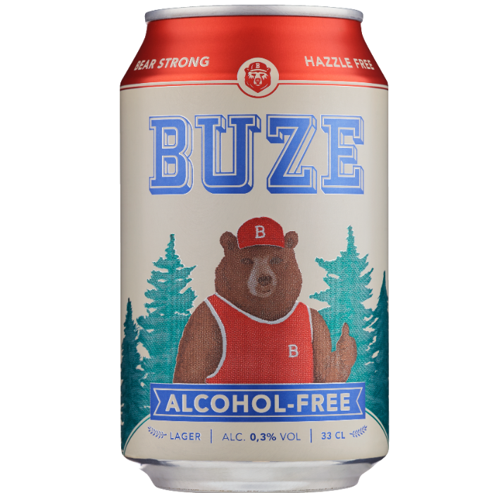 Buze Lager Alkoholfri-öl 33 cl