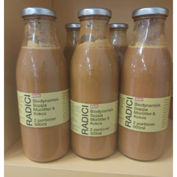 Soppa Morötter & Kokos Eko (Happy Mama - 500ml)