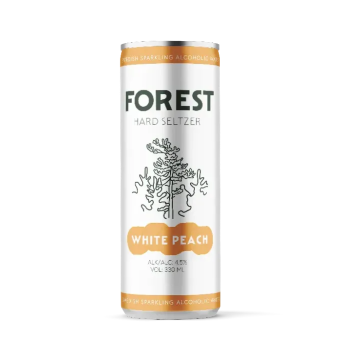 Forest Hard Seltzer White Peach (Burk 330 ml)