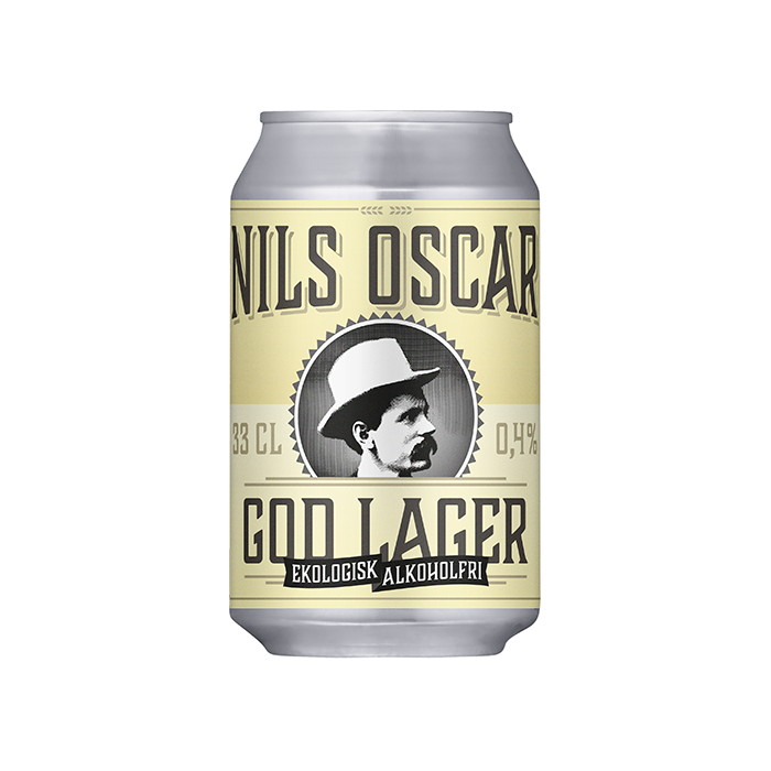 Nils Oscar - Alkoholfri God Lager (Burk 330 ml)
