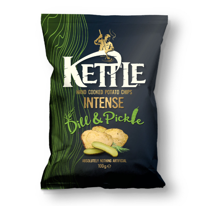 Kettle Chips Intense Dill & Pickle 100 g