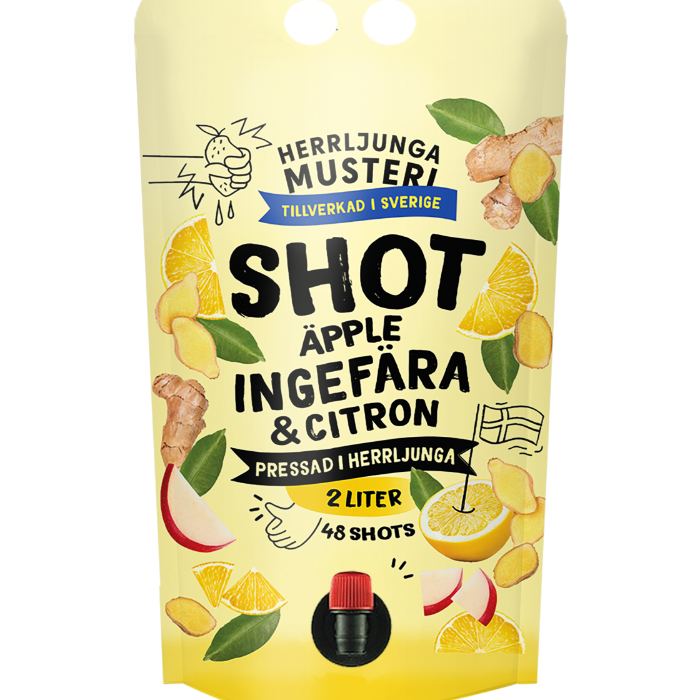 Shot Ingefära & Citron 2L