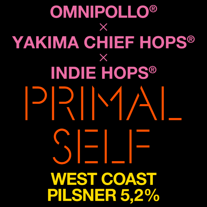 Omnipollo x Yakima Chief x Indie Hops, Primal Self West Coast Pilsner 5,2% (Fat 20L)