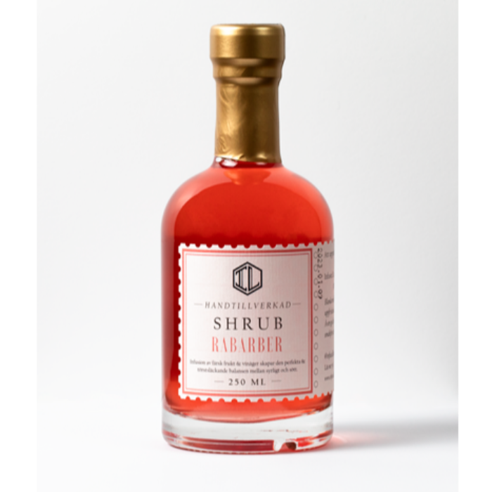 Shrub rabarber 6-pack