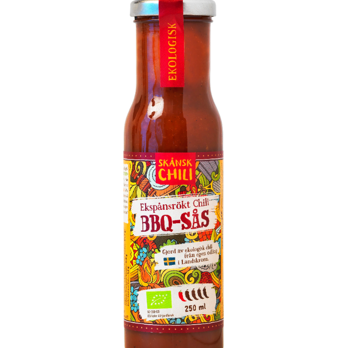 Ekspånsrökt Chili BBQ-sås EKO 250 ml