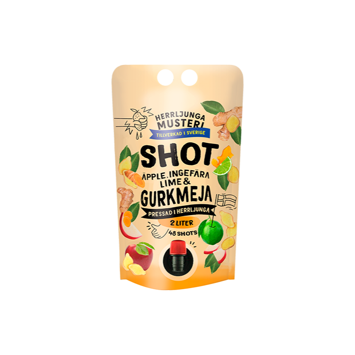 Herrljunga Musteri Gurkmeja Shot 2 l