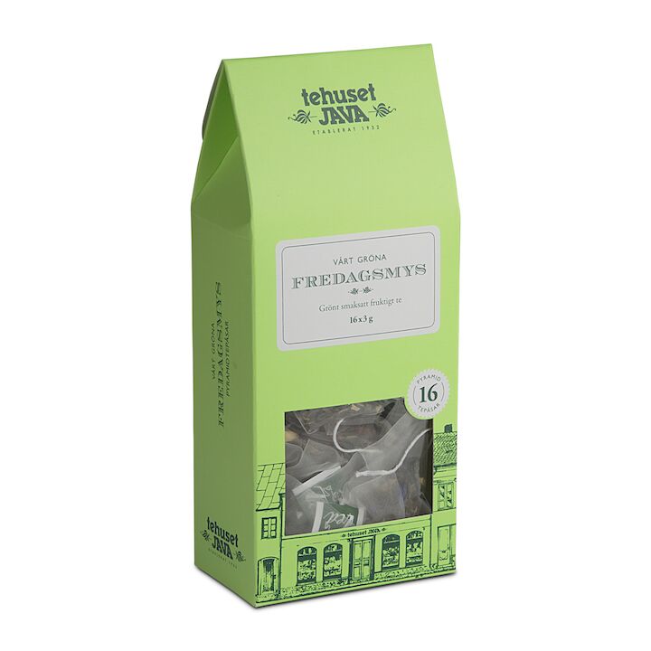 Grön Fredagsmys 16 pack Tepåsar